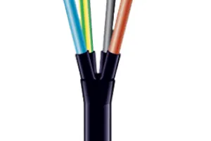 Salida termocontraíble para cables